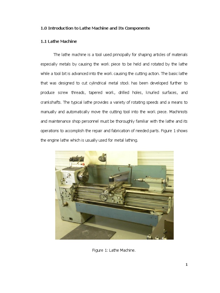 Lathe Machine PDF
