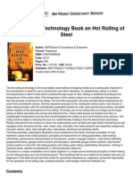 The Complete Technology Book On Hot Rolling of Steel