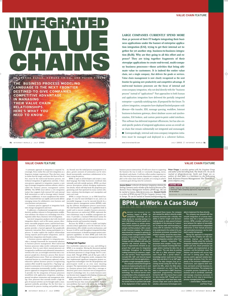 Integrated Value Chains | PDF | Business Process | Business Process ...