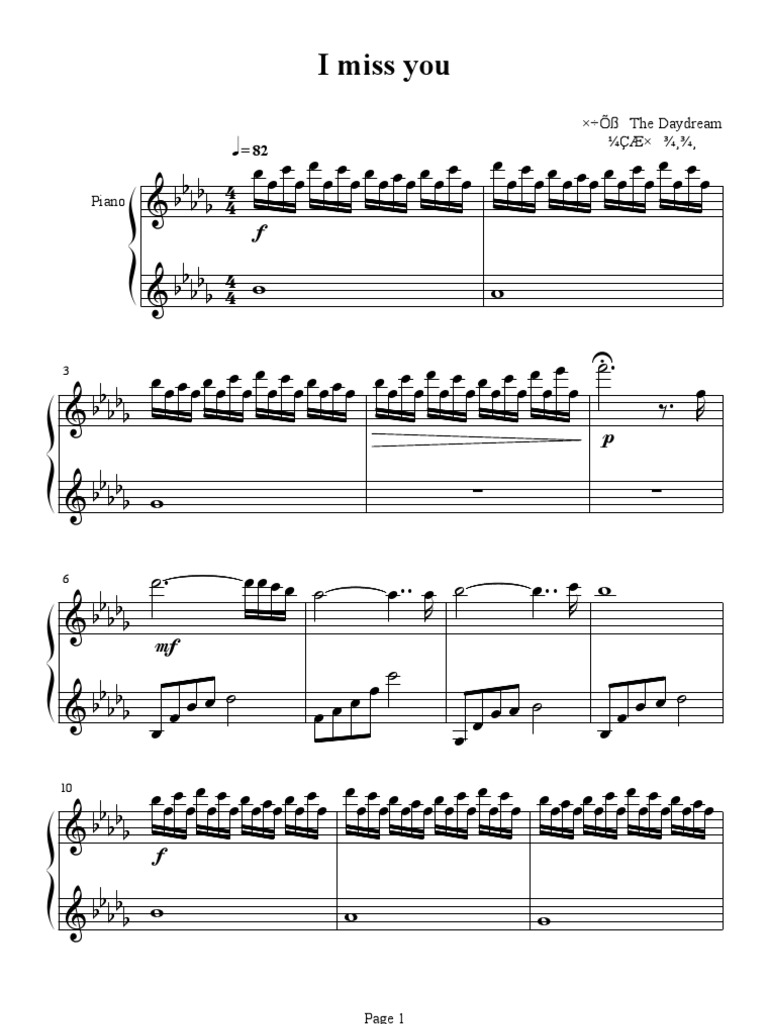 I Miss You | PDF