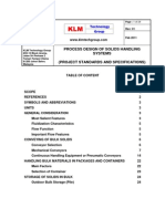 Project Standards and Specifications Solid Handling Systems Rev01
