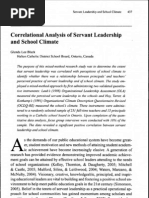 Download Correlation Analysis of Servant Leadership and School Climate by Yugesh D PANDAY SN129557846 doc pdf