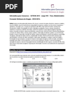Informática de Concursos - CETESB Técnico Administrativo 2013 (cargos 006, 007, 008 e 010) www.informaticadeconcursos.com.br