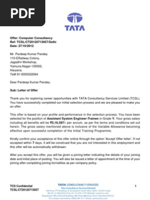 Offer Letter