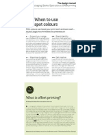 When To Use Spot Color and An Explanation of Offset Printing
