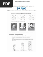 Atividades de Matematica Para Imprimir 3º ANO - Atividade 30
