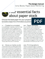 4 Essential Paper Stock Facts