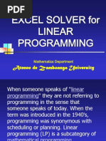 Excel Solver