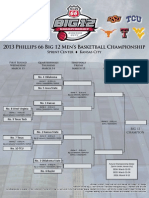 2013 Mbasketball Bracket