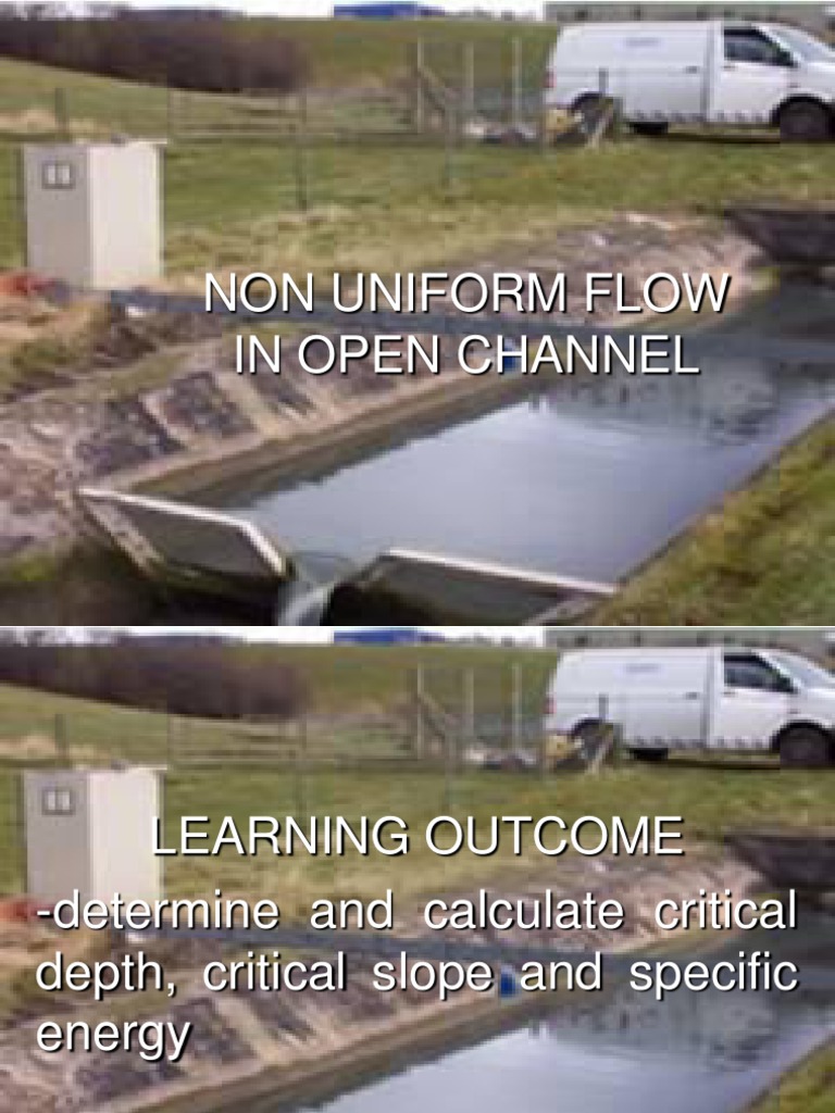 Daa2723 Chapter 3 - Non Uniform Flow in Open Channel | PDF | Motion ...
