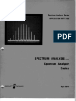 Spectrum Analysis - Spectrum Analyzer Basics