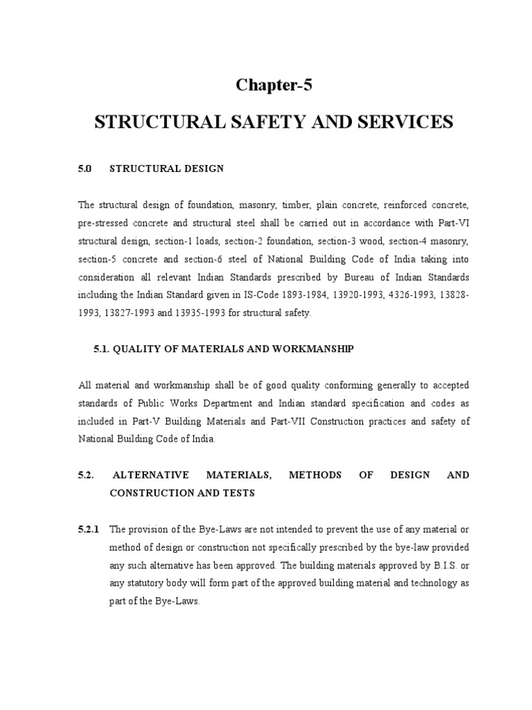 Structural Safety and Building Services | PDF