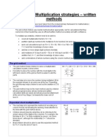 Multiplication Strategies PDF