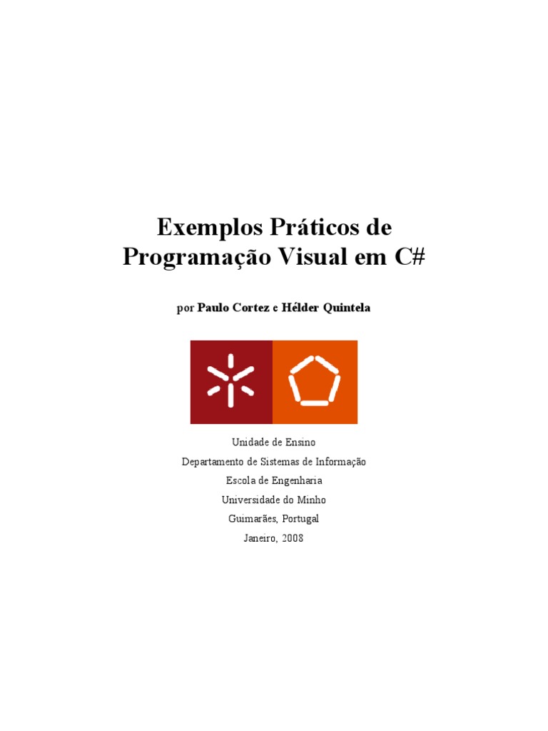 Visual C Sharp | PDF | C Sharp (linguagem de programação) | Janela ...
