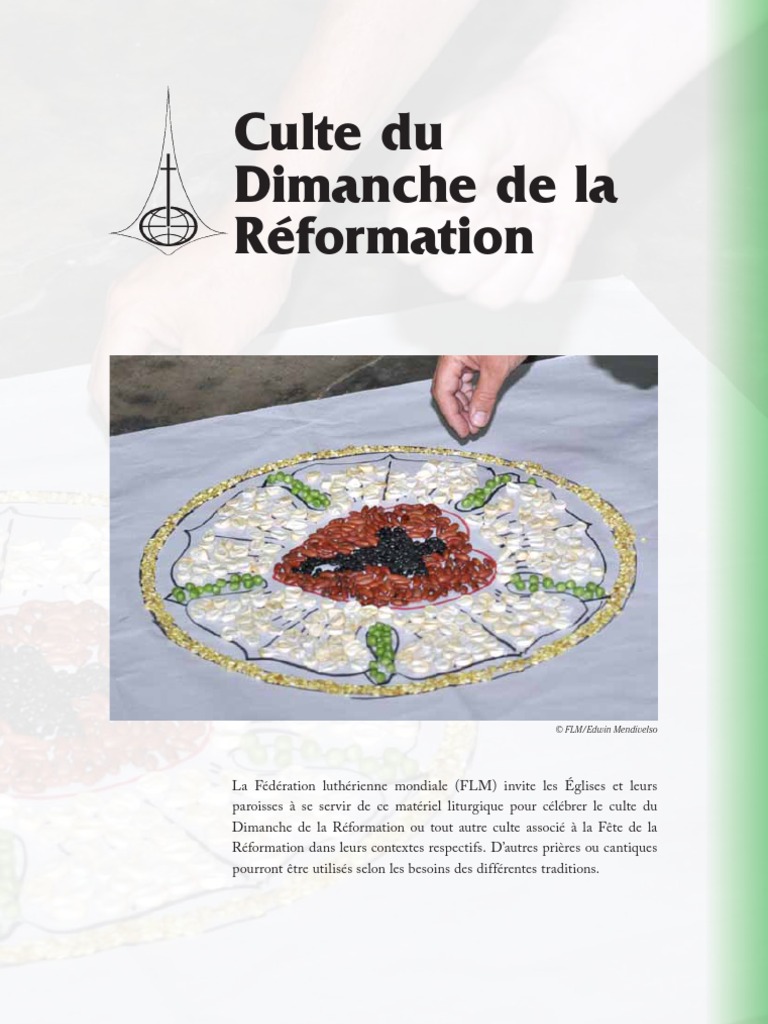 Culte du Dimanche de la Réformation | PDF | Notre Père | Luthéranisme