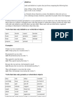 Gerund vs Infinitive Verbs