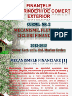 Cursul Nr. 2 - Principii, Mecanisme, Fluxuri Și Cicluri Financiare