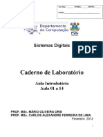 Caderno de Laboratório Sistemas Digitais 2013 1