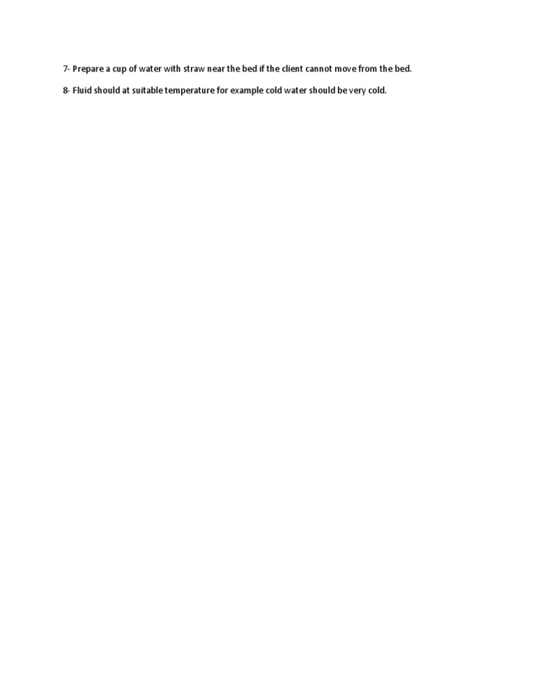 Fluid Intake | PDF
