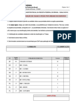 Formulário distribuição de vagas  AFRFB 2012