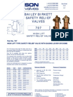 Data Sheet No. 13.01 - 707 Safety Valve