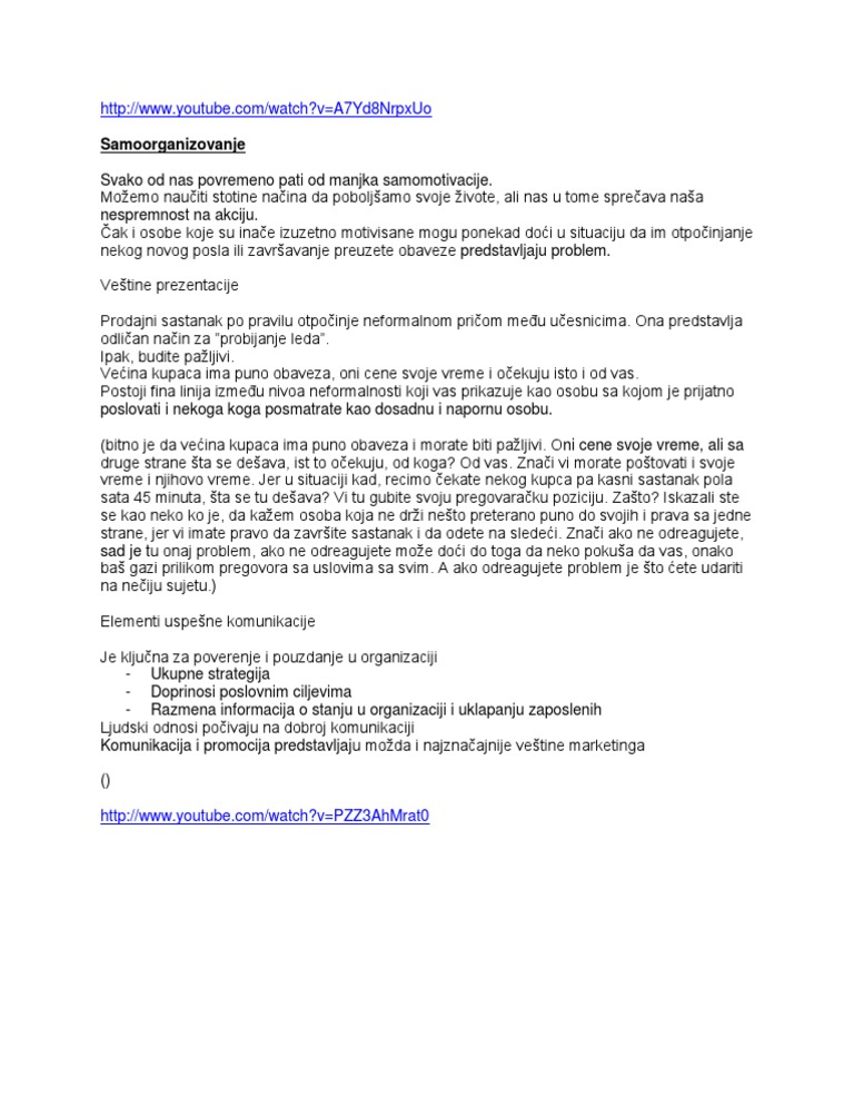 Prodaja | PDF