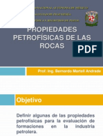 Propiedades Petrofísicas Rocas