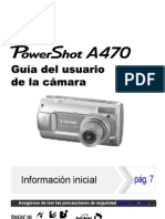 Guia Camara Canon a470