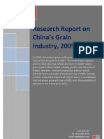 Research Report on China's Grain Industry, 2009