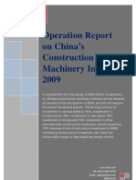 Operation Report on China's Mechanic Engineering Industry, 2009