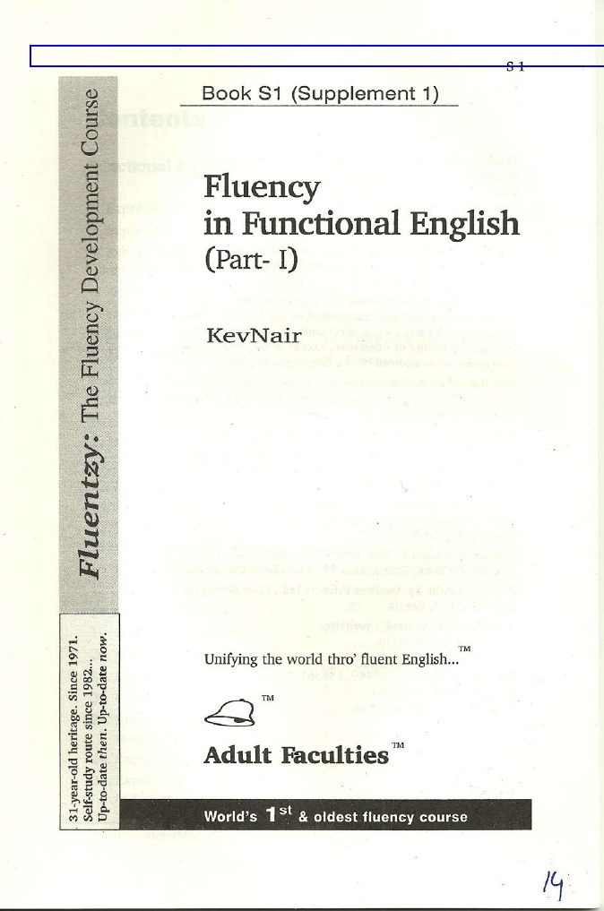 Fluency In Functional English Part I Test Pdf