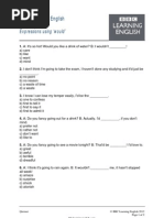 BBC Learning English Quiznet: Expressions Using Would'