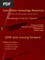 Download Core Online Genealogy Resources - The Ones you will actually use and rely on  by Thomas Jay Kemp SN12964420 doc pdf