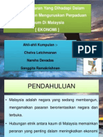 Cabaran-Cabaran Yang Dihadapi Dalam Menangani Dan Menguruskan Perpaduan