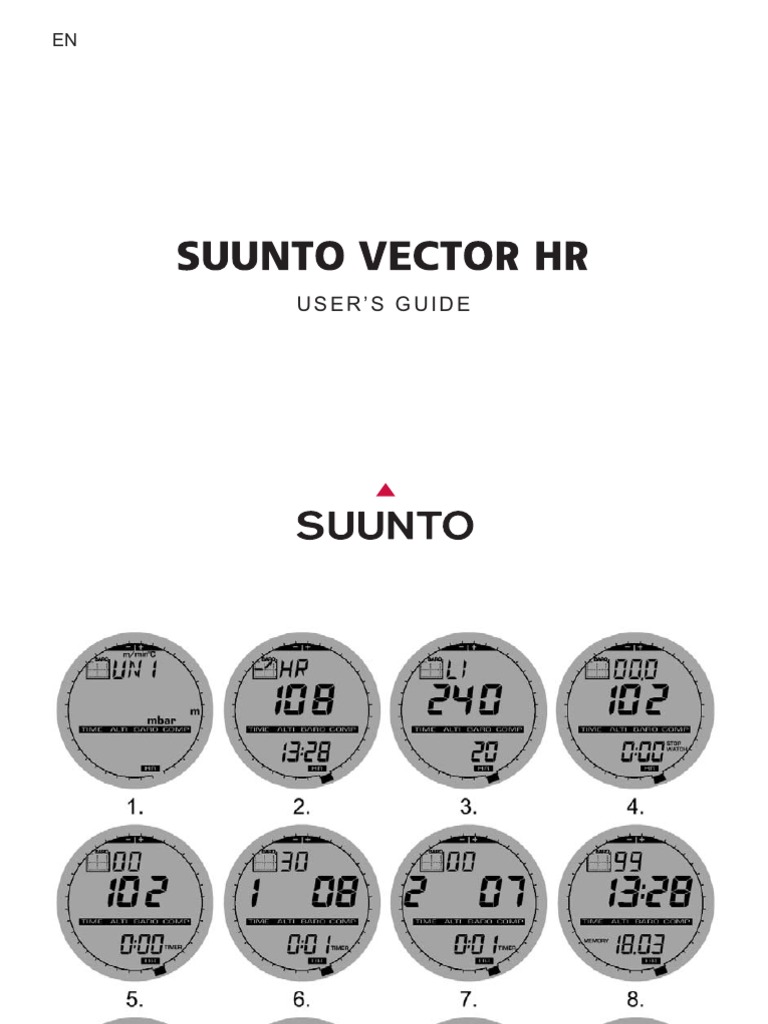 Suunto Vector HR Manual