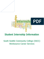 student internship information