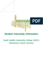 Student Internship Information