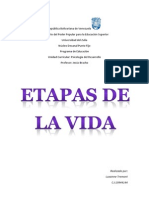 Etapas de La Vida