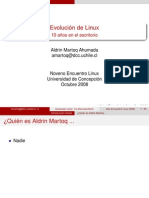 Evolucion Linux 10 Anios Escritorio