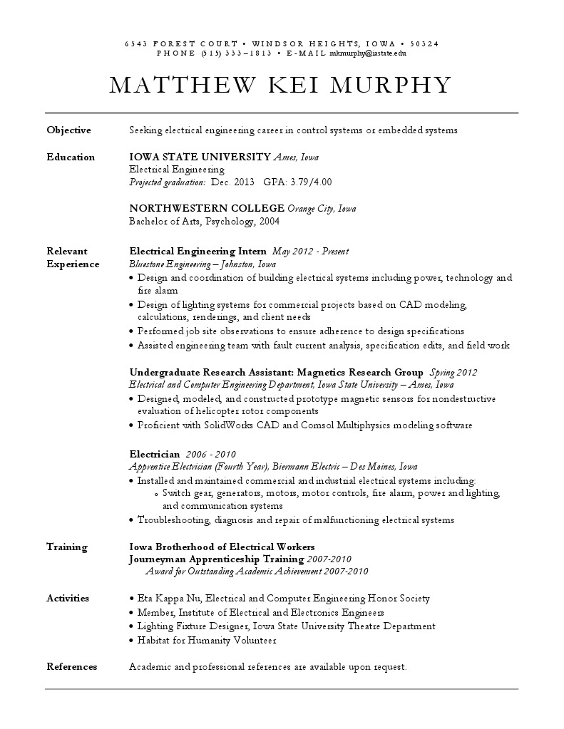 Electrical Engineering Career Seeker | PDF