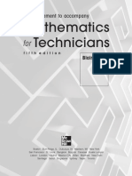 Mathematics For Technicians CD Blair Alldiss