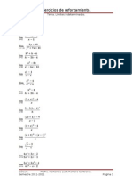 Ejercicios de reforzamiento TEMA Límites Indeterminados