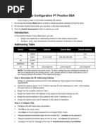 Network Basic Configuration PT Practice SBA