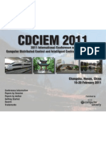 CDCIEM 2011: 2011 International Conference On Computer Distributed Control and Intelligent Environmental Monitoring