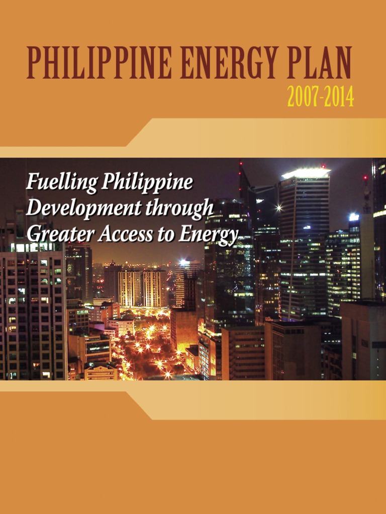Philippine Energy Plan 2007 2014 World Energy Consumption