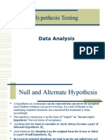 Hypothesis Testing