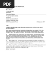 Surat ketidakhadiran ke kuliah