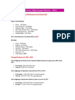 Civil Services Main Exam New Pattern 2013 By ShikshaPortal.com