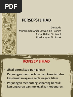 Konsep Jihad Pdf
