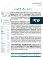Improving U.S. Labour Market: Morning Report